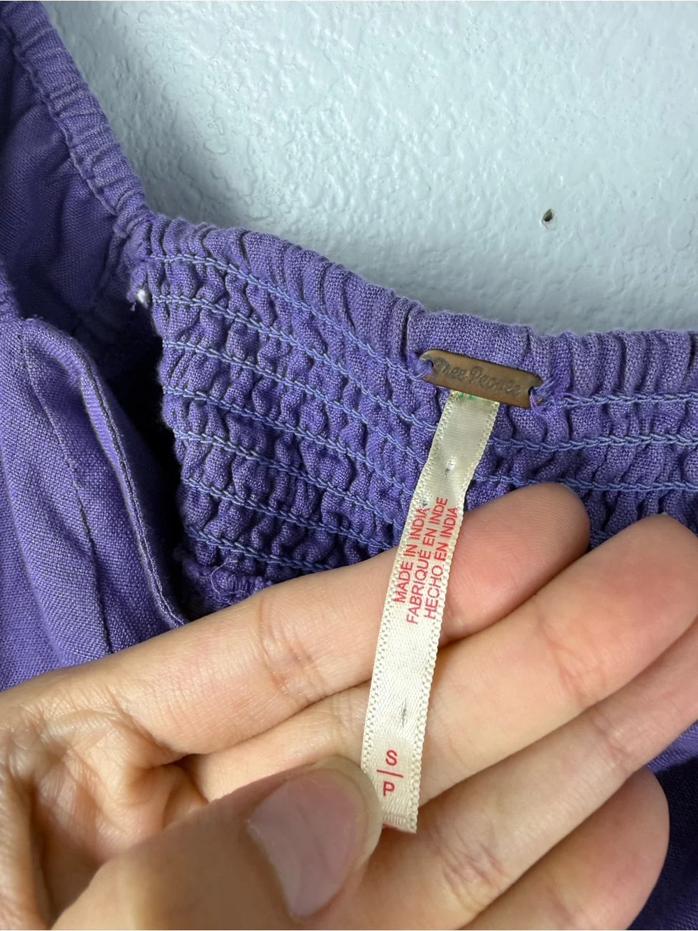 FREE PEOPLE Cross of Sunlight Mini Dress size S